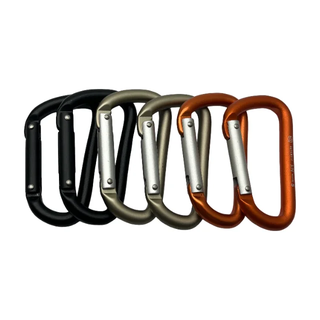 Multi-Purpose 5KN Aluminum Tool Hook Sandblasted Anti-Slip Surface Carabiner for Tools, Keys and Outdoor Gear