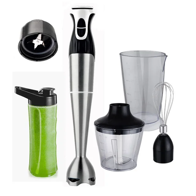 1200w  DC  motor kitchen electric hand stick immersion blender with sport bottle