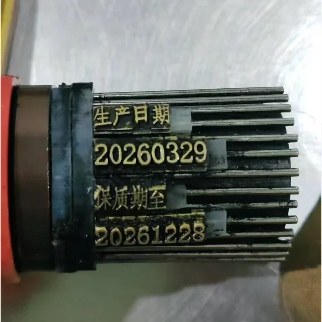 DK Coding Machine Copper Type Blocks DK1100 Perforated 18Pt-t Type Date Code Ink Wheel Packaging Machine Accessories 6