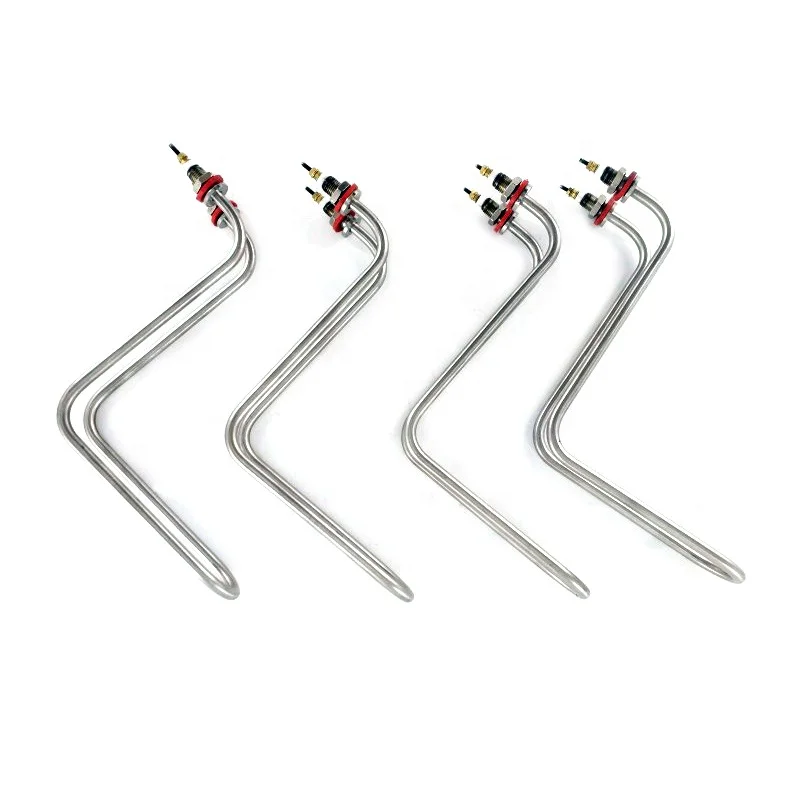 Oil/Water Tubular Heating Element With 2" Tri-Clamp Flange – 220V/380V – SS304 Construction – 4.5KW, 230mm Length