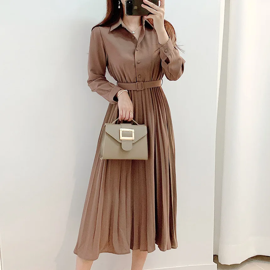 new fashion women pleated long dresses| Alibaba.com