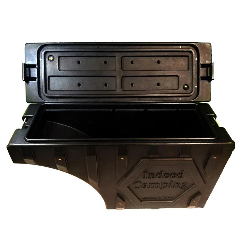 Heavy Duty Plastic Toolbox  Storage Tool Box Swing Case for Pickup Truck Bed With Lock