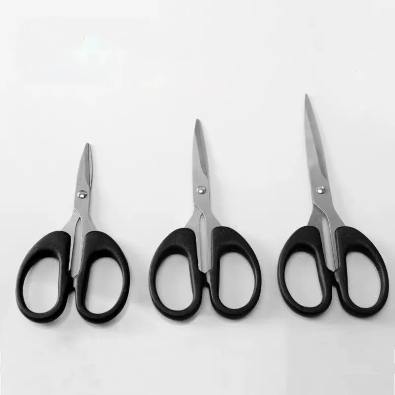 Высококачественные Профессиональные Черные ножницы из нержавеющей стали для офиса и студентов
