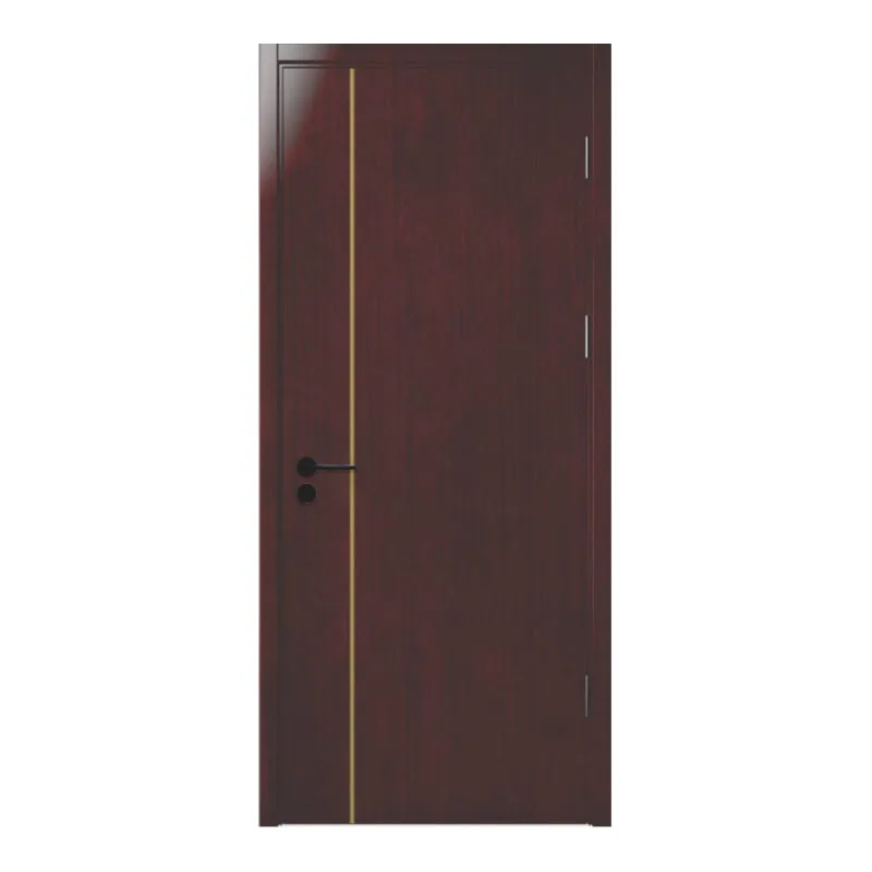 Flush Solid Wood Door Design HDF Veneer Interior Hotel Projects Door Prices