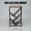 Large size lacquered bamboo Ming-style bookshelf