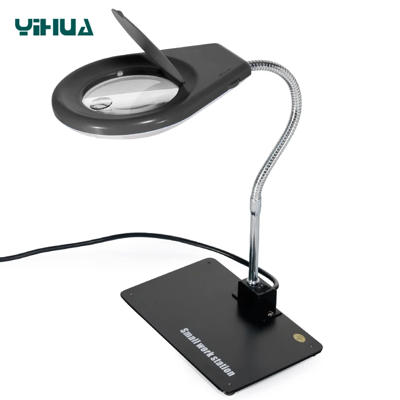 LED Magnifying Lamp 628A Soldering Desoldering Helping Fixtures Circuit Tools Illumination Magnifying Lamp