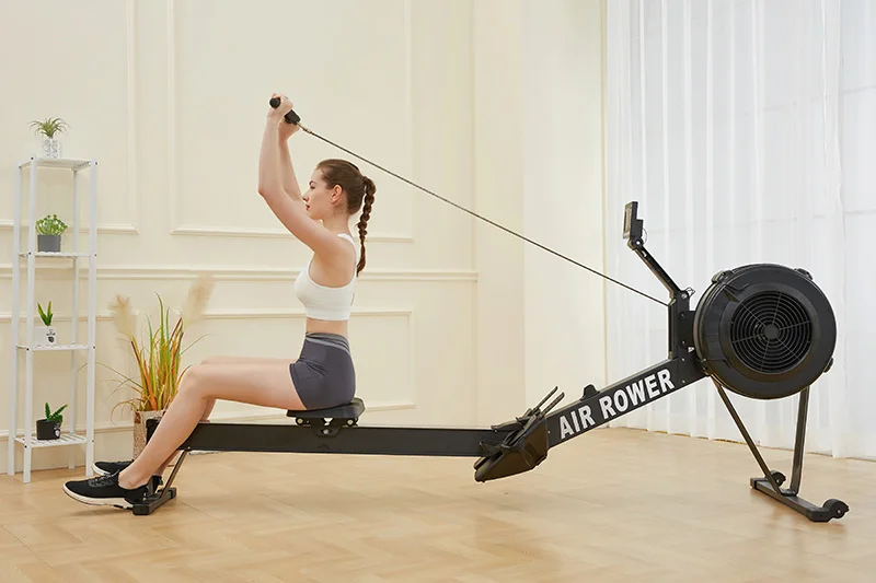 Seated Row Machine Dynamic Rowing Machine Indoor Air Rower Wind