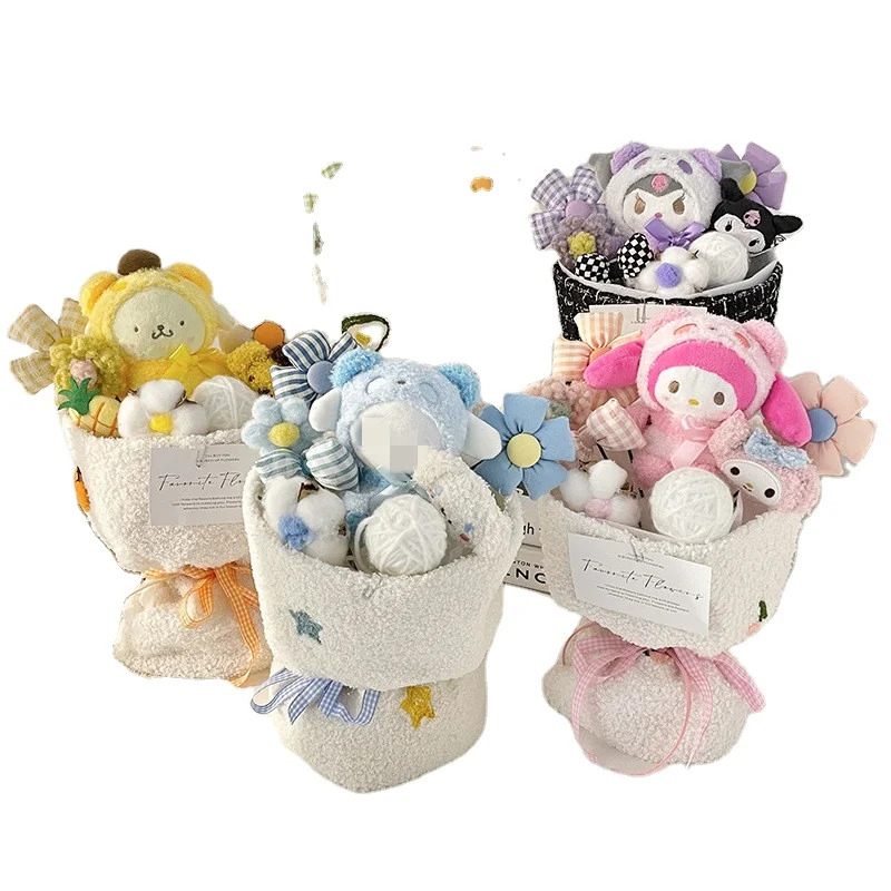 Baby Products Online - Sanrioes Plush Anime Melody Cinnamoroll Flowers  Wreath Home Decoration Wedding Birthday Indoor Christmas Graduation Gifts  Toy - Kideno
