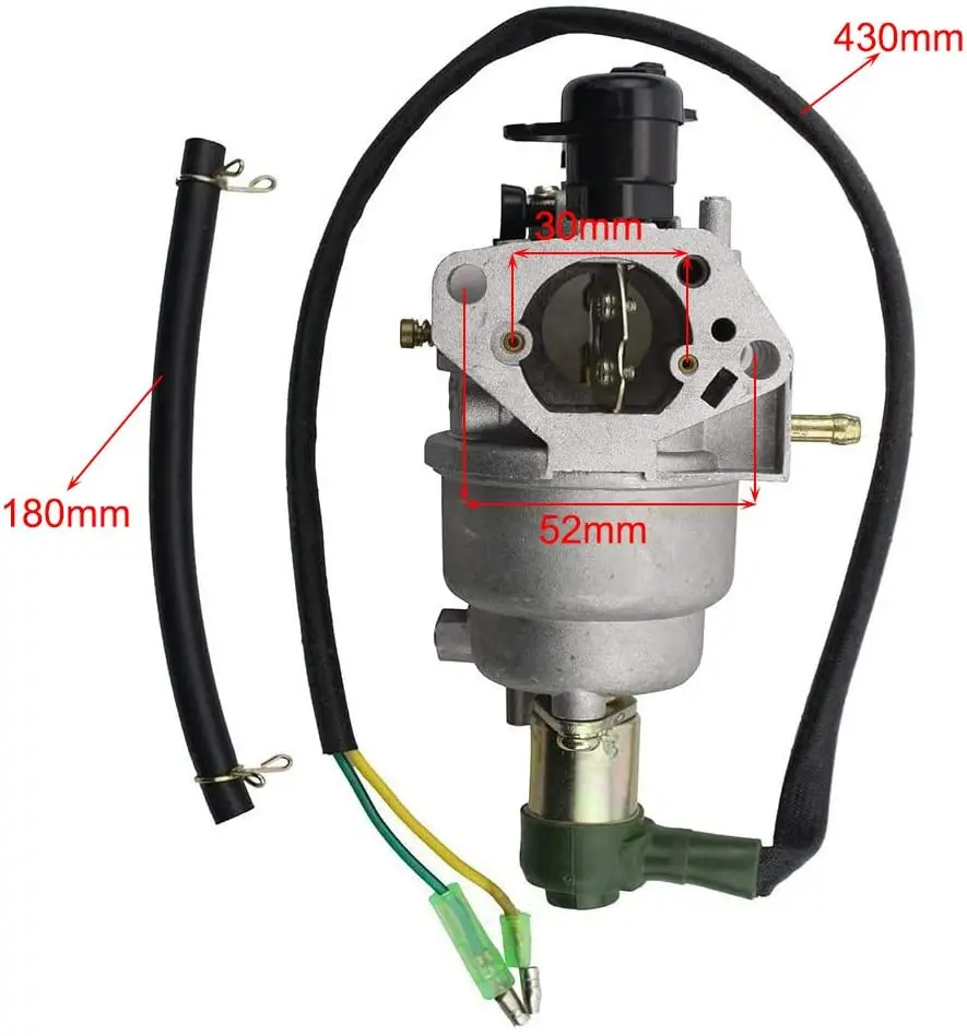 GOOFIT Carburetor Pz20 Engine Motor Generator Replacement for 50cc 70cc 90cc 110cc 125cc GX390 GAS188 ATV