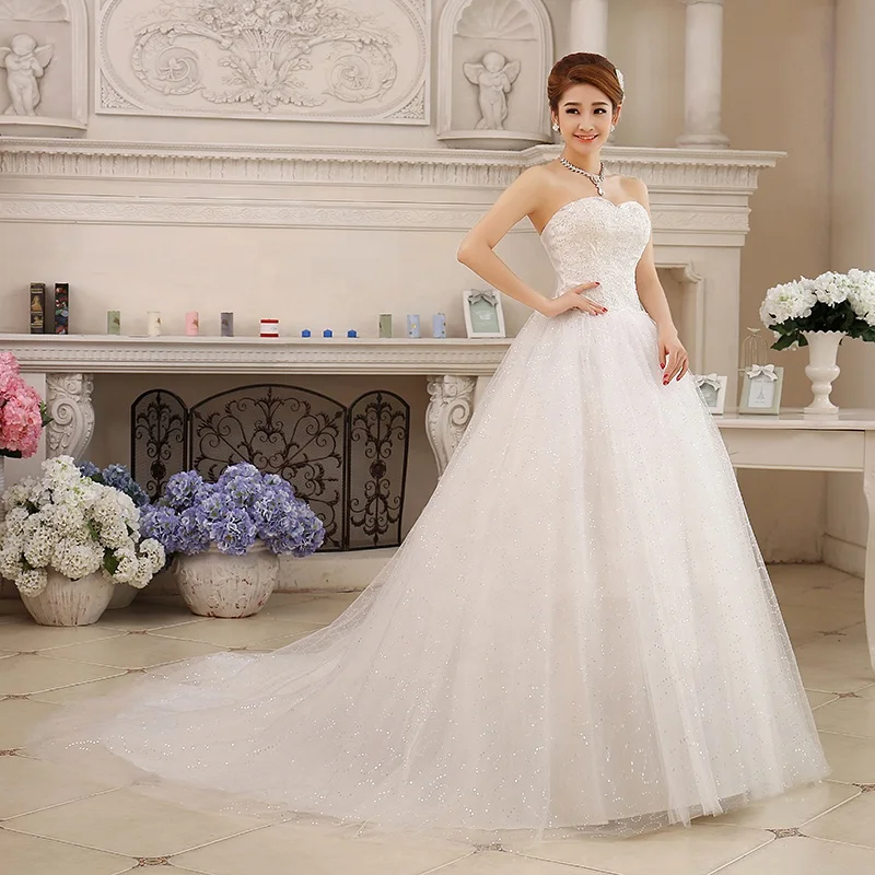 wedding dress for short height bride