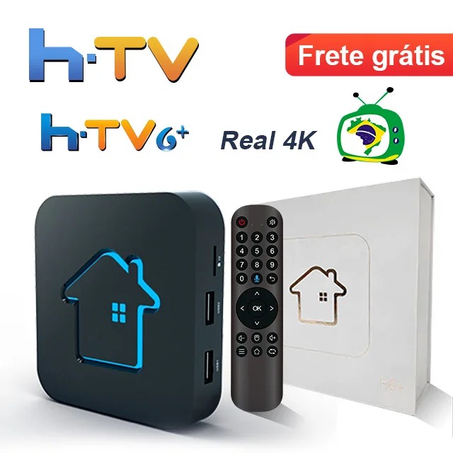  Htv6+ Android TV box for Portugal and Brasil set