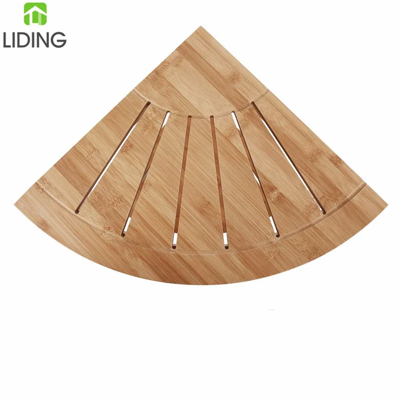 Бамбук Многофункциональный стул для душа душевая скамья 2-ярусная полка для хранения