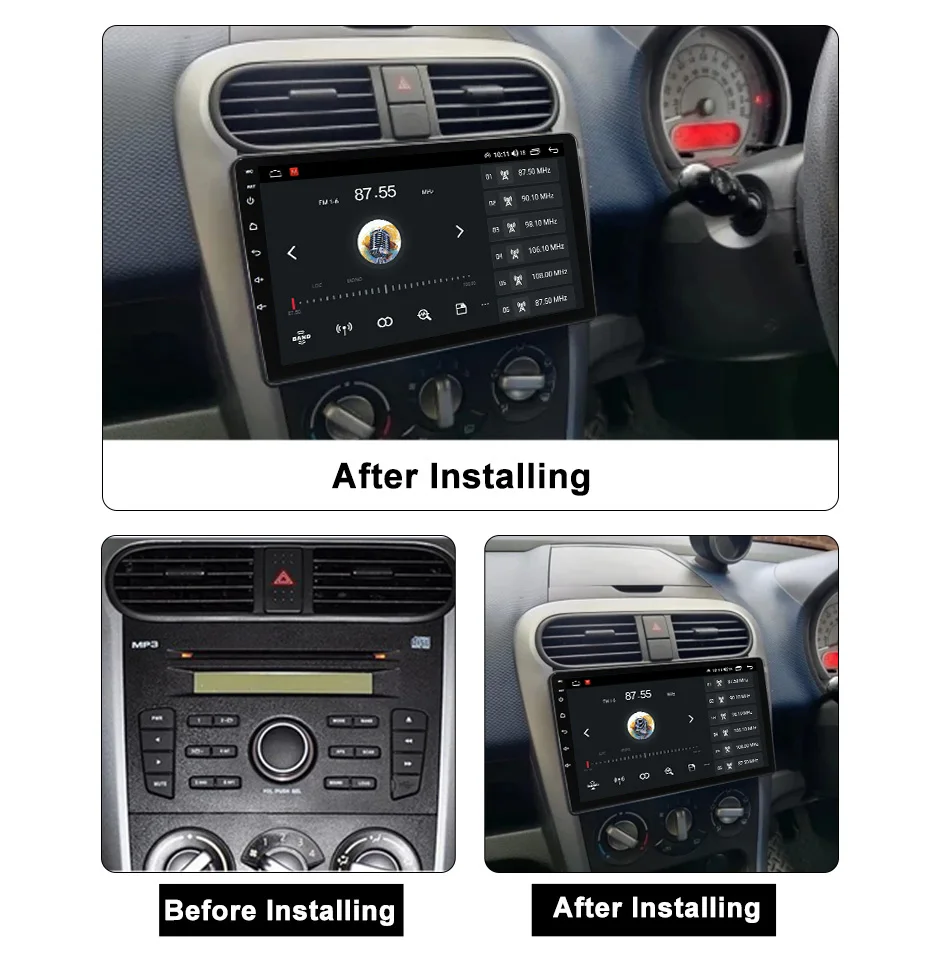 Ips Dsp 2.5d Car Radio Dvd Player 