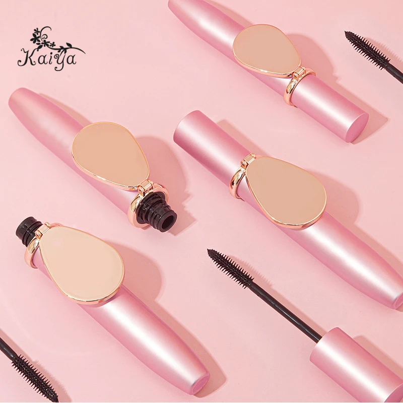 Oem Luxury Rose Gold Eyelash Makeup Long Lasting 4d Fiber No Clumpy