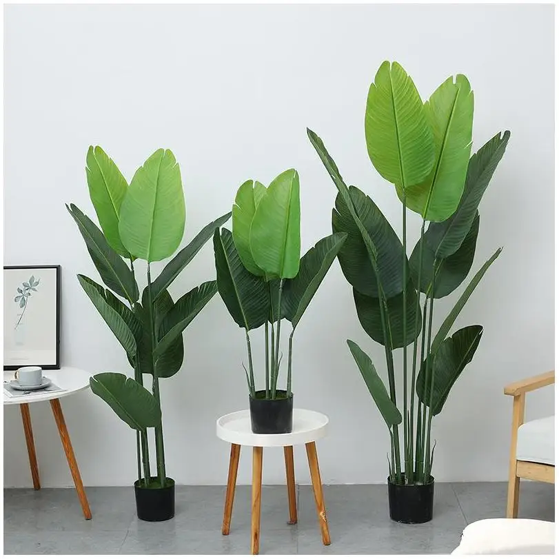 Artificial Fake Tree Plants Tall Indoor Faux Olive Cherry Blossom