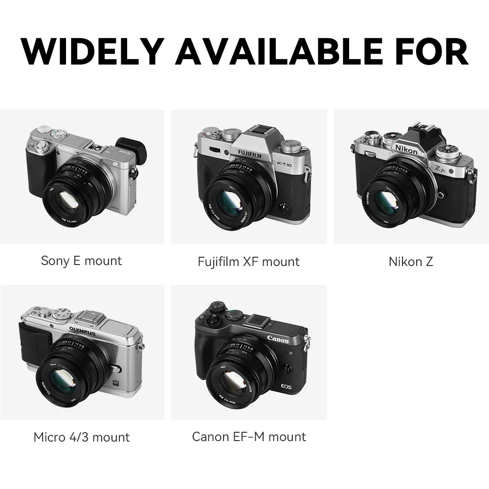 7artisans 35mm F1.2 Mark II APS-C Large Aperture Prime Lens