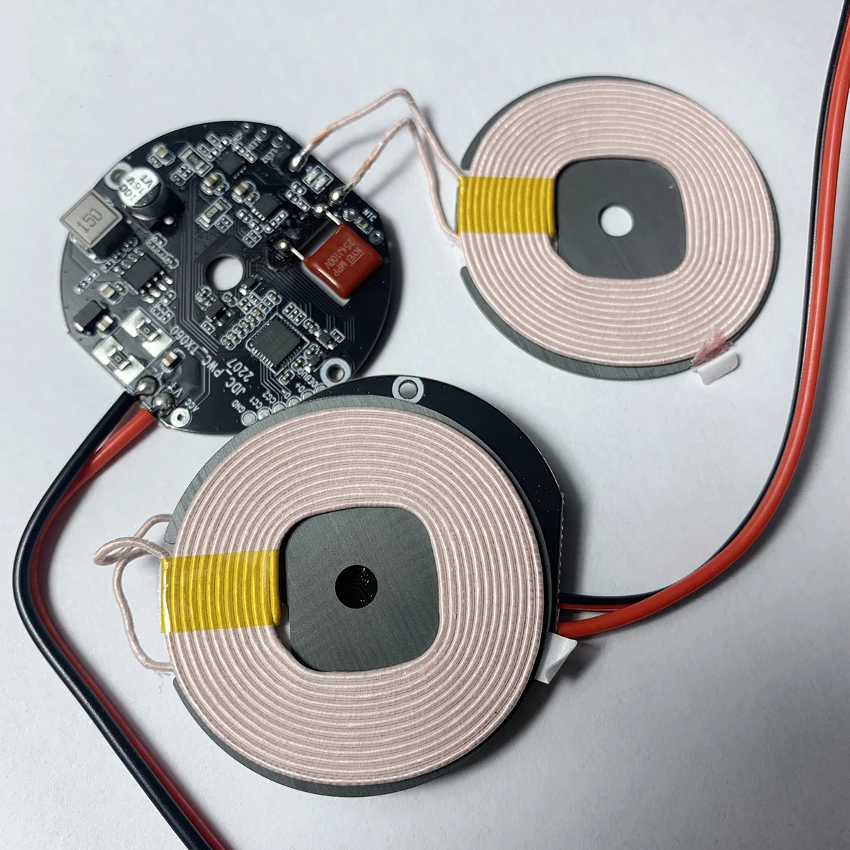 OEM Qi PCB PCBA for Car Wireless Charger Module Car 15W 12V 24v 36v Qi 1 Coils Wireless Charger Transmitter Module