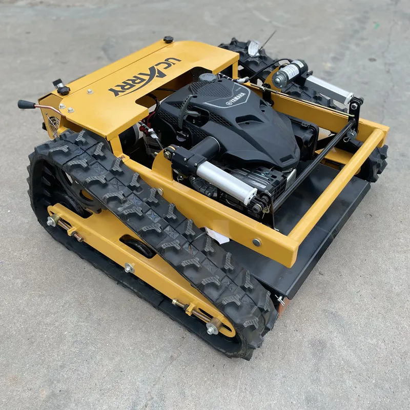 Self-Propelled 550mm Cutter Machine Gasoline Remote Control Lawn Mower 4-Stroke Cordless Robotic Lawn Mower for Agriculture