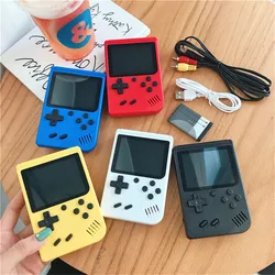 2021 Game Box new 400 in 1 Classic Mini Portable 2 Player Holder Built- in 400 TV Video Game Console controller