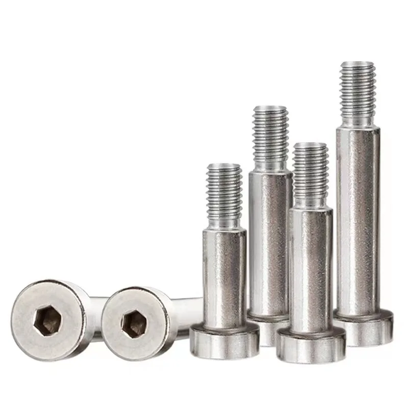 custom 304 stainless steel step bolts security phillips slotted precision shoulder screw