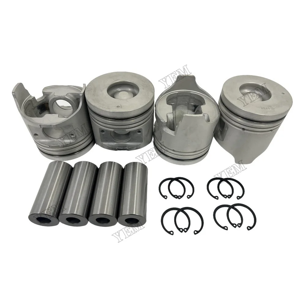 Piston Kit Compatible for Isuzu 4HG1 Machinery Engine Spare Parts 2