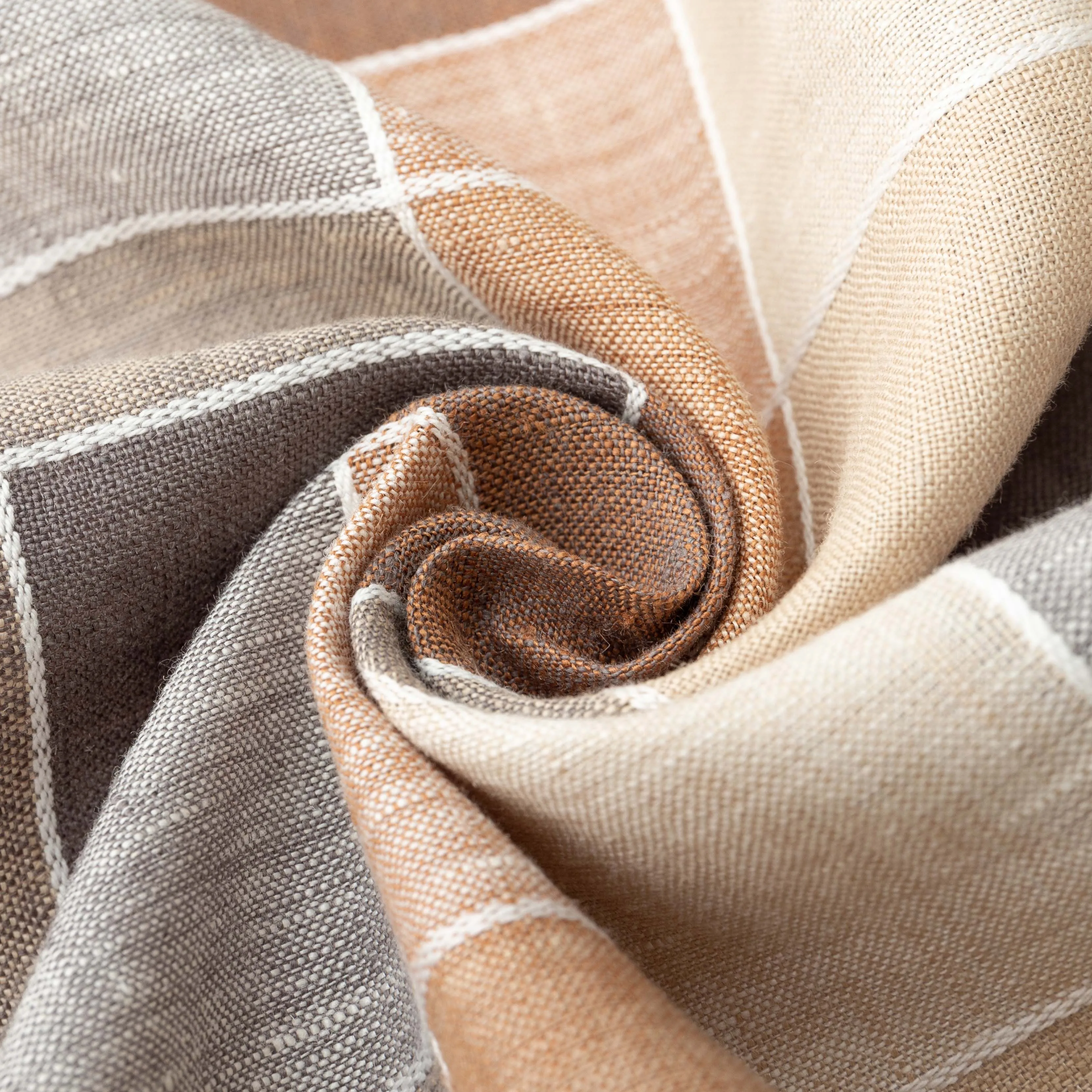 Оптовая продажа по заводской цене 55% хлопок 45% лен ткань dobby check для