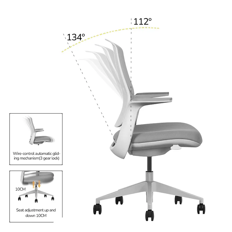 Vaseat Executive Office Chair Height Adjustable High Back Swivel With