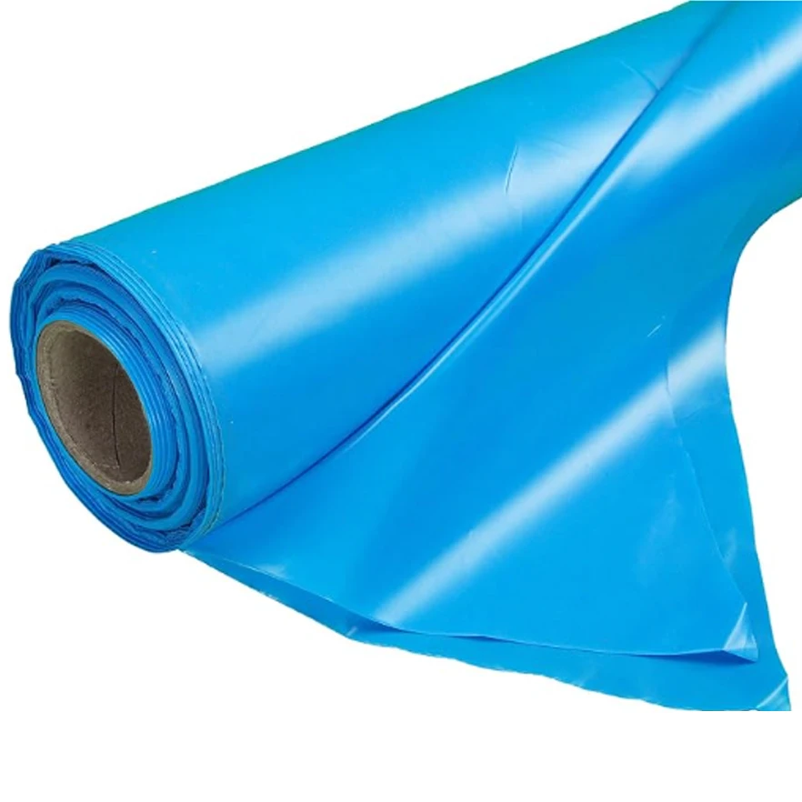 Heavy Duty Plastic Poly Construction Film Blue Vapour Barrier For ...