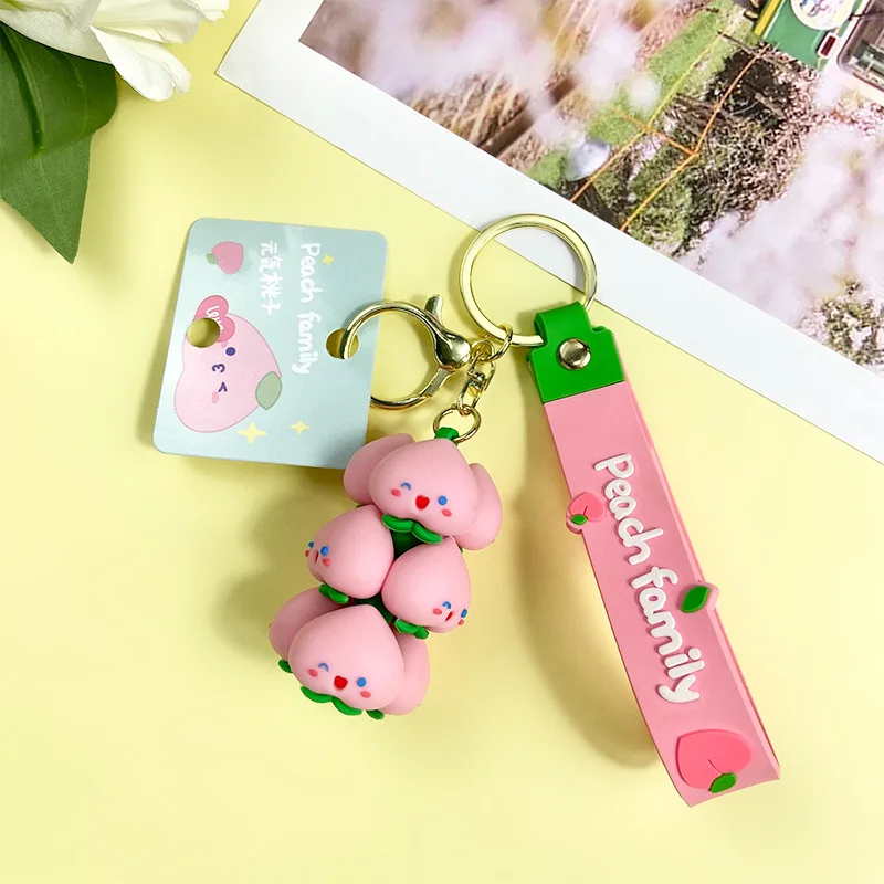 Custom 3d Soft Pvc Keychain Small Animal Laminated Keychain/Soft Rubber Keychain/silicone Key Ring