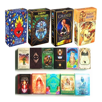 wholesale 70 styles funny game magic custom indoor adult deck tarot cards