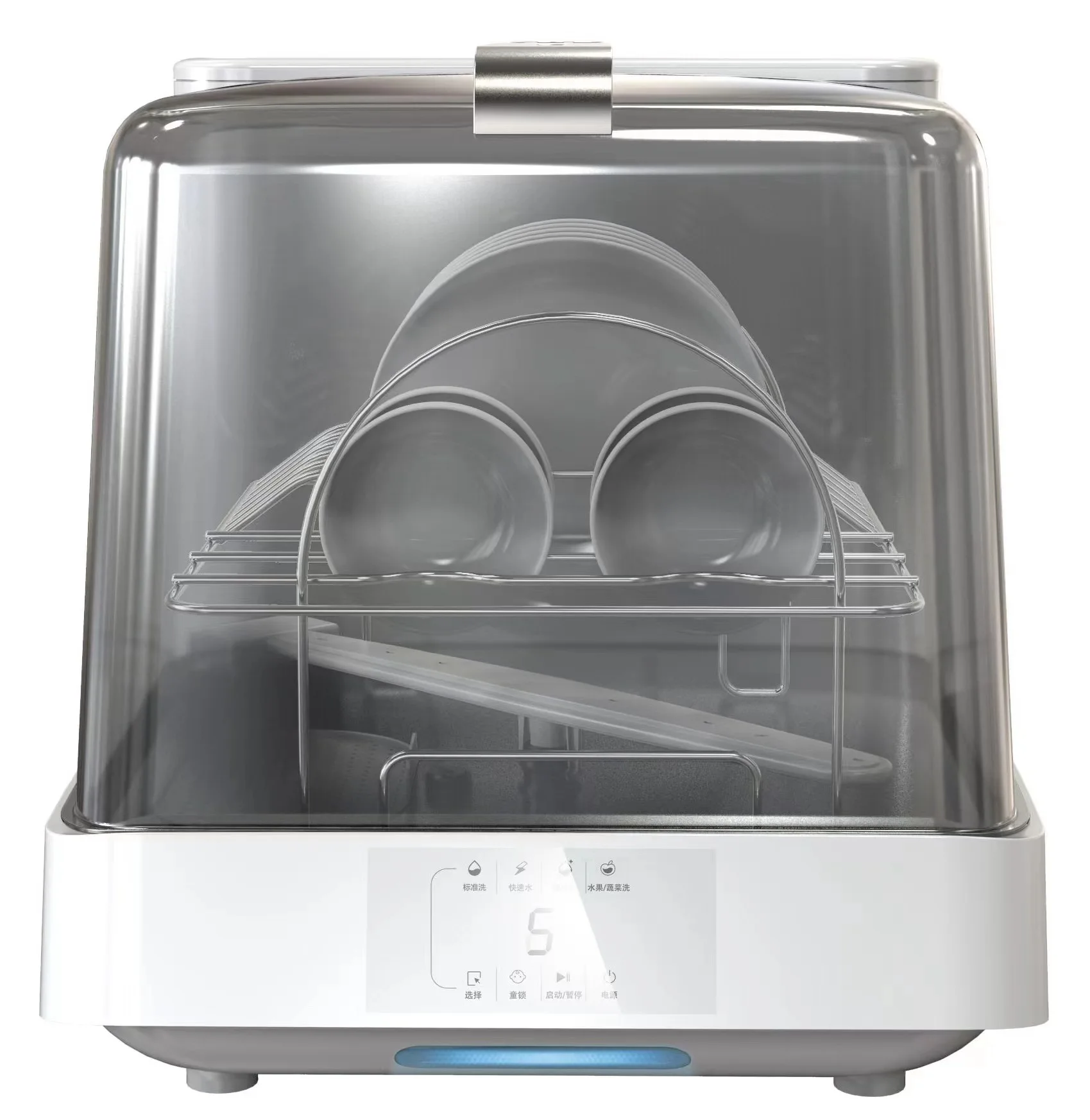 Automatic Washing, Drying Disinfecting Fluoroscopic Table for Household Use Without Installing Smart Dishwashers