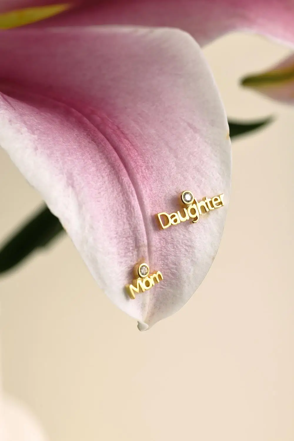 KAKODIY 925 Gorgeous Sterling Silver Stud Earrings with Zirconia Mother's Day Gold Plated Earrings detail 4