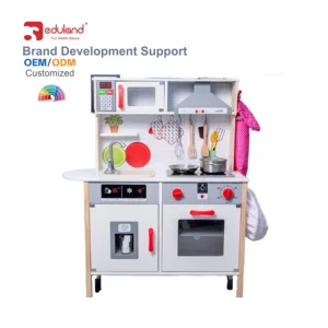 Miniature Wooden Kitchen Set for Kids Pretend Cooking Spray Toy for Children's Pretend Play Kitchen & Food Toys