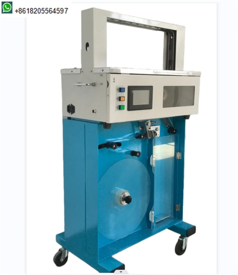 Automatic Bundling A5 A4 Paper Strapping Machine Table Top Paper Banding Machine Heat Sealing Strapping Machine