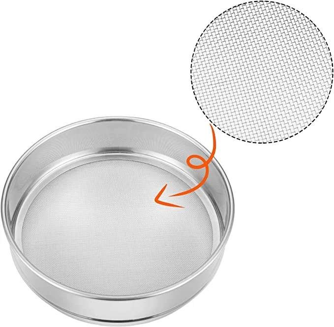 20cm 30cm 40cm Stainless Steel Lab Standard Sifters Shakers Soil Sieve