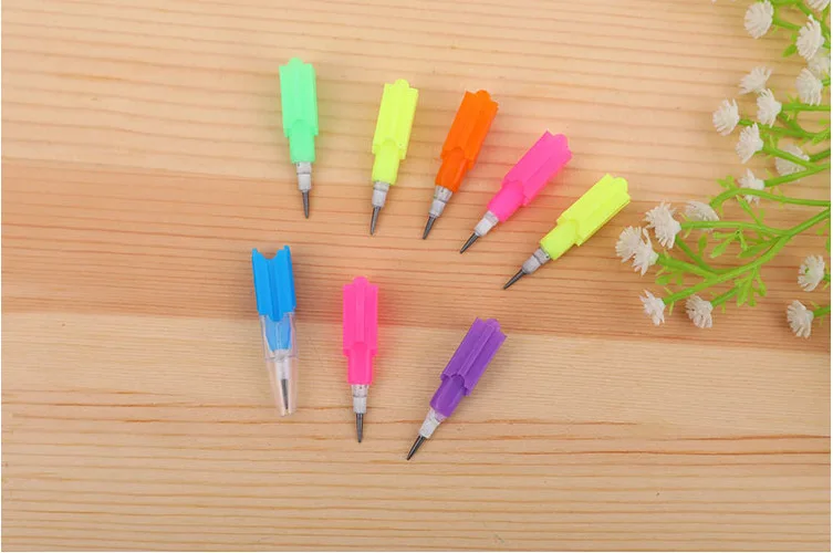 Креативные строительные блоки с радугой карандаш-пуля студенческий маленький подарок цвет 8 секций интересный