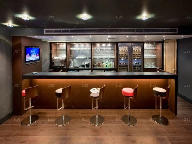 ★ Private Bar Counter Set Custom Home Bar Counter Set - Modern Design & Durability