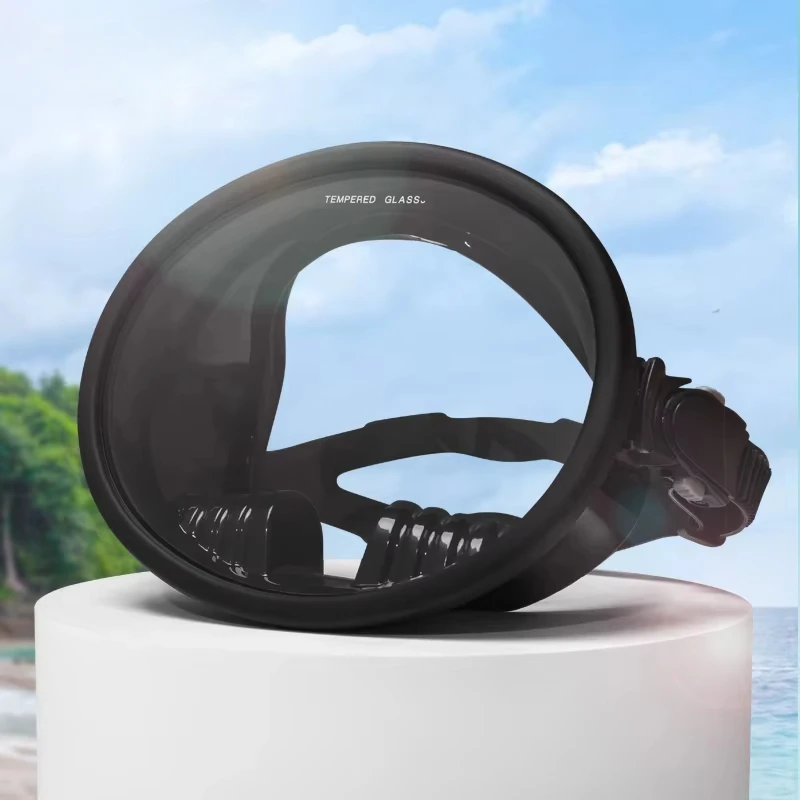 thumbnail image 2 of Oval Single Lens Anti-fog Panoramic Hd Snorkeling Equipment Youth Anti 2 of 12