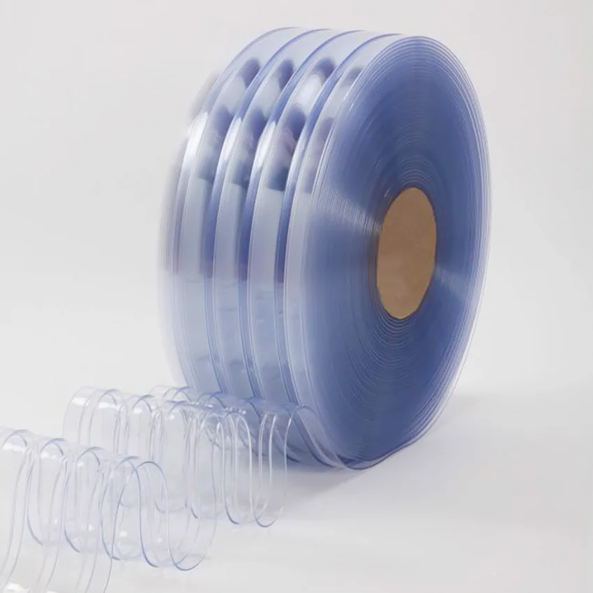Factory Wholesale Price Custom Transparent Pvc Strip Curtain Cold Storage Room Freezer Hard Plastic PVC Door Curtain Strips