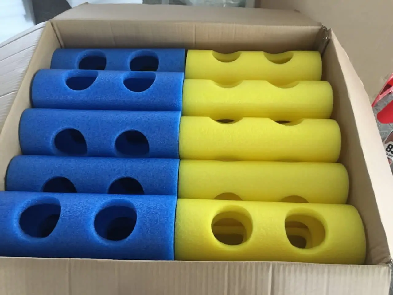 Pipe Protection Padding Colorful EPE Foam Pipe Protective & Cushioning Material with 23-26kg/m ...