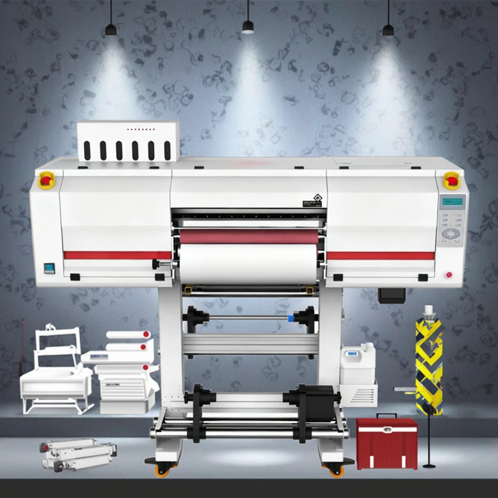 New ERASUB LT-700 Industrial UV DTF Printer DTF Ink Tumbler Wraps AB Film Epson Head Automatic Water Cooling A3/A4 Print 1 Year