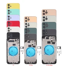 Oem Battery Back Housing For iphone 11 Rear Chassis For iphone 11 Pro Max Body Frame