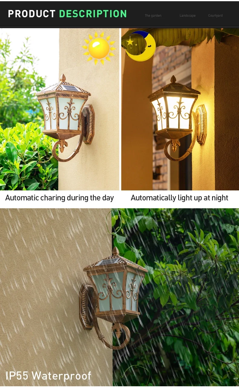 Hot selling waterproof IP65 new decoration led wall garden light with high quality