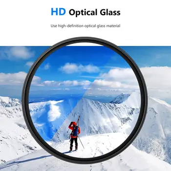 Aluminum Alloy Ultra Slim Frame  Camera   Lens Filter  Ultraviolet Filter NEEWER 77mm MRC UV Protection  Lens Filter detail image