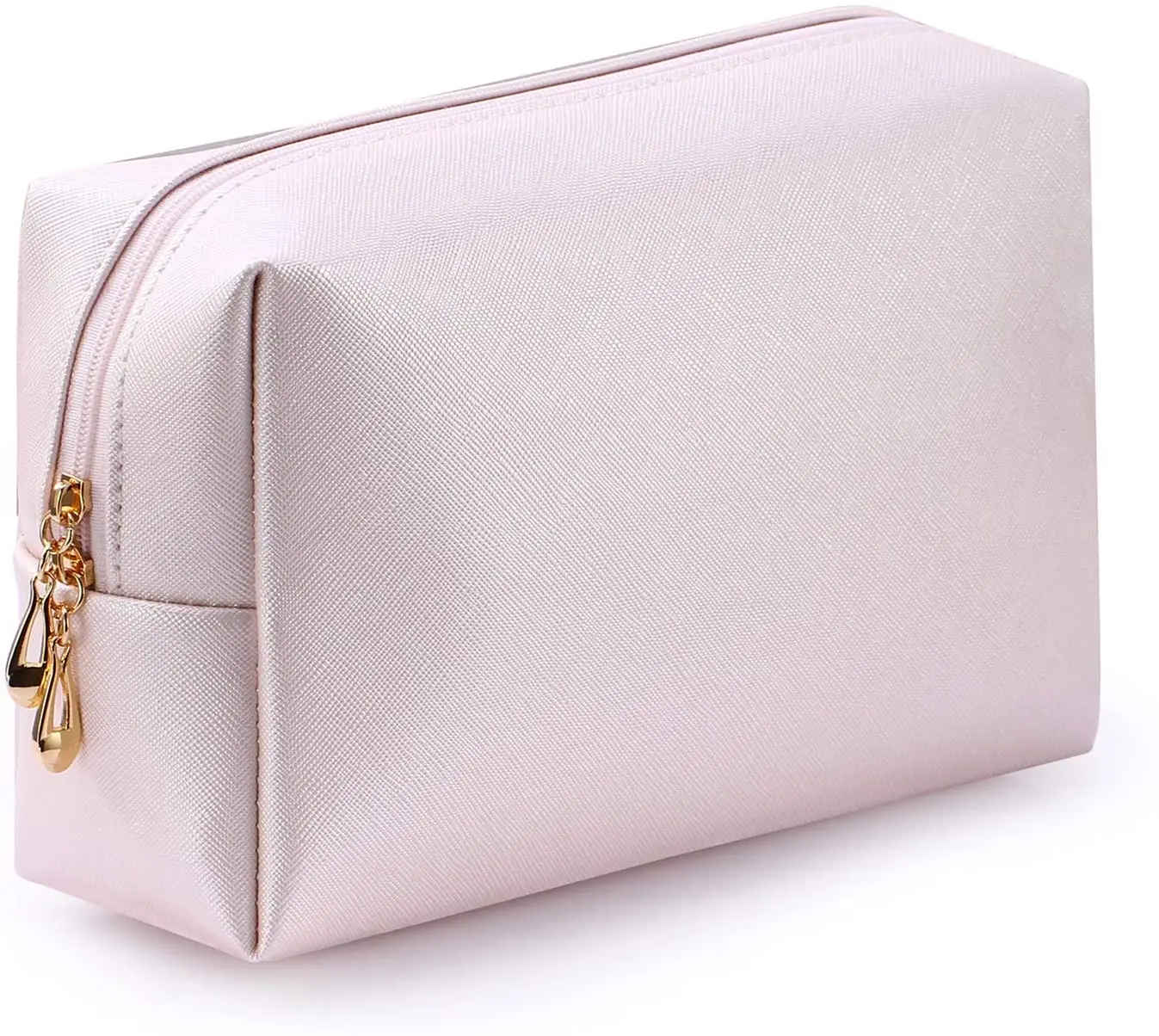 Custom Logo Girls Vegan Pu Cosmetic Bag Travel Waterproof Small Leather Makeup Pouch