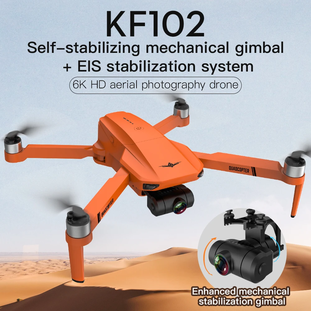 Drone KF102 8K - Professional Foldable GPS Drone with 4K Camera