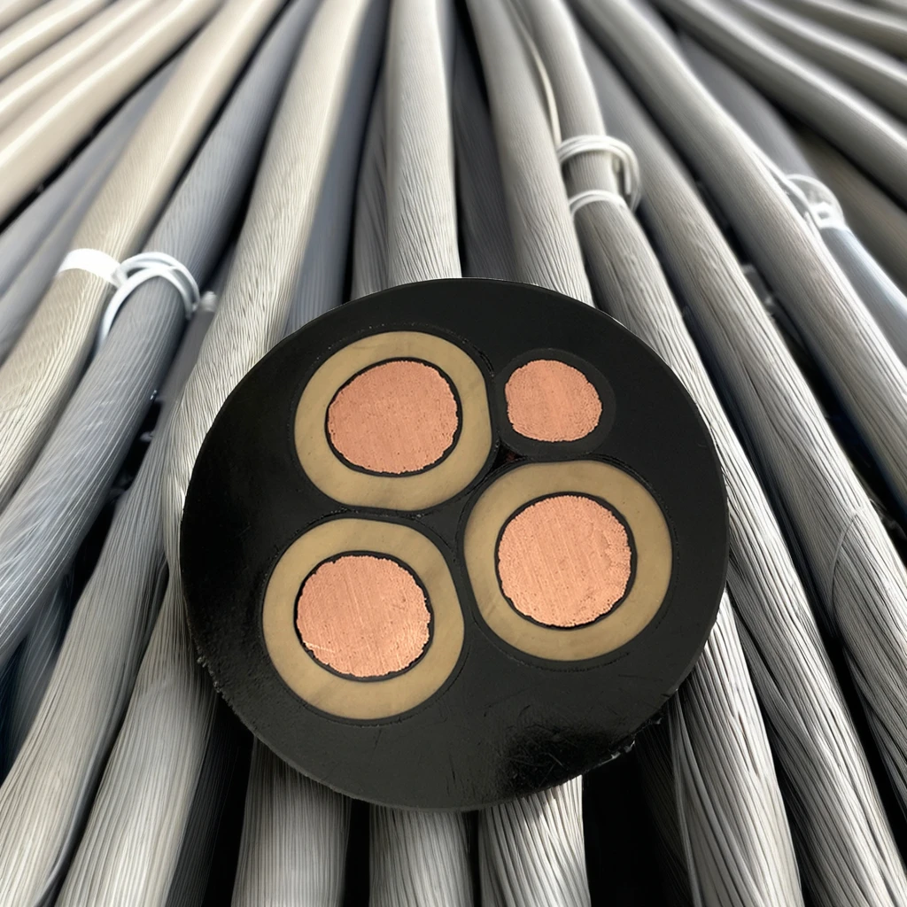 Huaqi UGF, UGFP, UGEFP, UGEFHP 8.7-15KV copper core XLPE insulation Shield Tunneling Machine Power Cable electrical cable