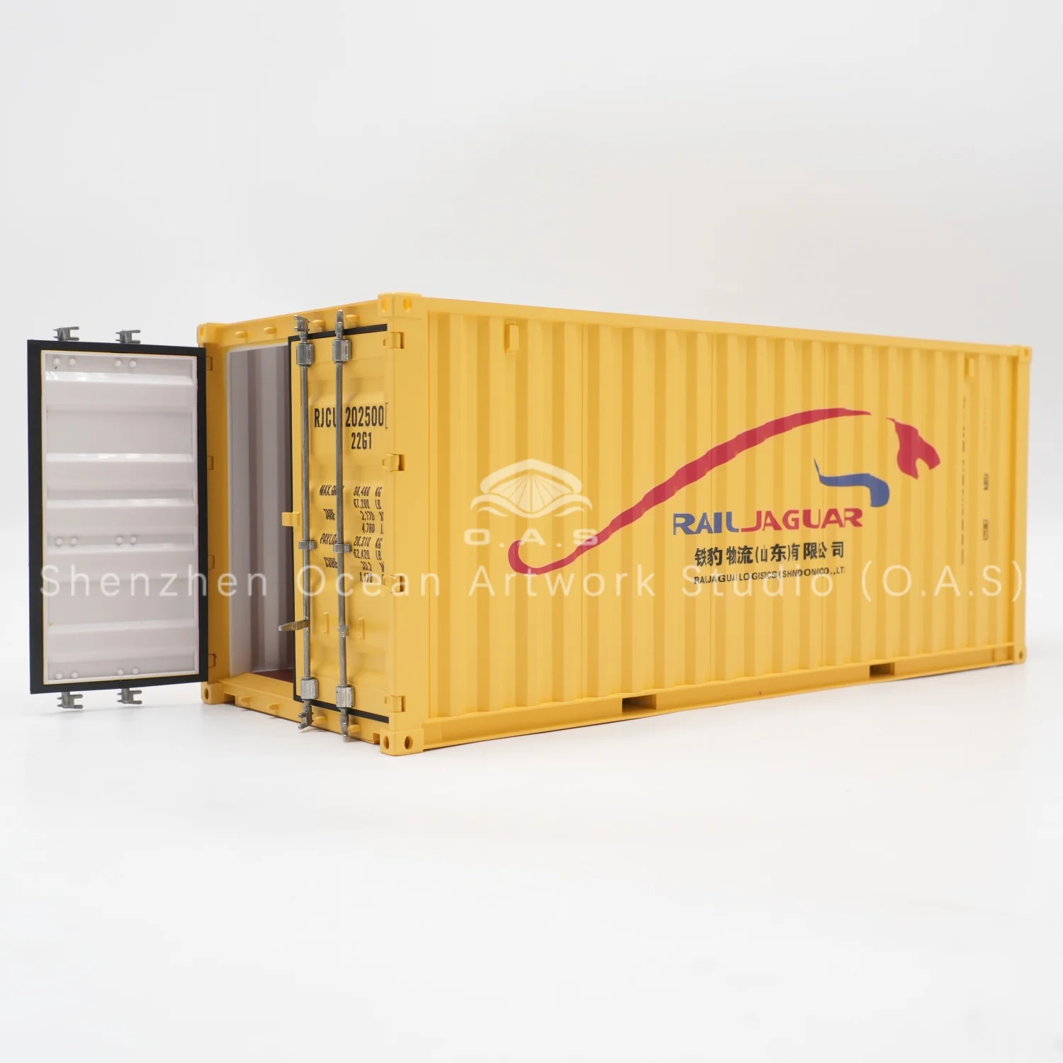 【L】O.A.S Container Model Factory Customized Scale1:20 Plastic Crafts Shipping Boxes RAILJAGUAR Container Model