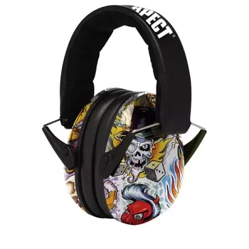 Black Hearing Protection For Shooting Noise Cancelling Safety Earmuffs Defense Ear Protection