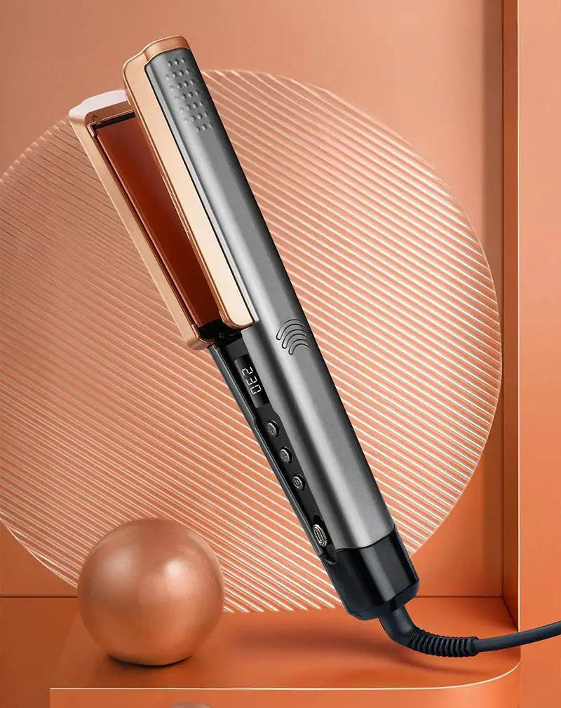 2 in 1 Wet to Dry Hair Straightener and Curler with 13 Temperature Settings and Rapid Heat-Up